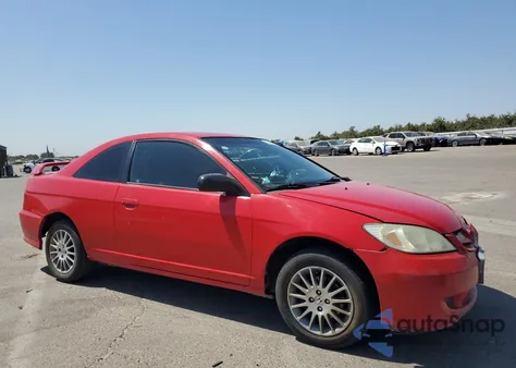 2005 Honda Civic Lx from USA, damaged, VIN 1HGEM22545L037588